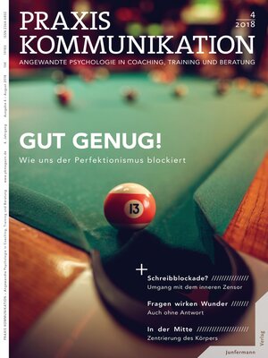 cover image of Praxis Kommunikation 4/2018 Einzelheft